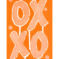 Love Letters Tangerine - Fine Art Print