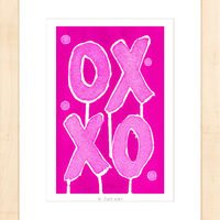 Love Letters Fuschia - Fine Art Print