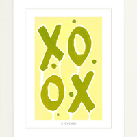 Love Letters Lemon-Lime - Fine Art Print