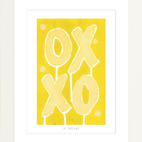 Love Letters Citron - Fine Art Print