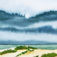 Moody Skies-Watercolor Print - Michelle Owenby Design