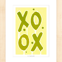 Love Letters Lemon-Lime - Fine Art Print