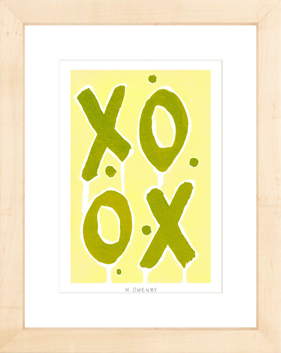 Love Letters Lemon-Lime - Fine Art Print