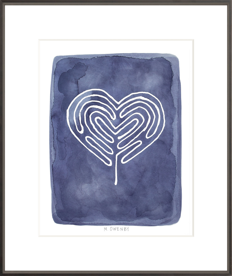 Heart Labyrinth - Fine Art Print