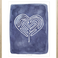 Heart Labyrinth - Fine Art Print