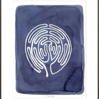Tree of Life Labyrinth - Fine Art Print