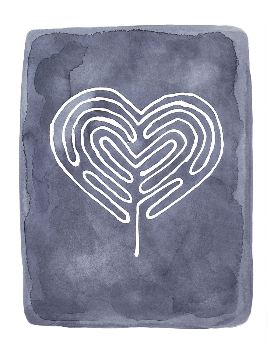 Heart Labyrinth, Limited Edition Print - Michelle Owenby Design