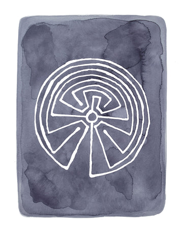 Mayan Labyrinth, Limited Edition Print - Michelle Owenby Design