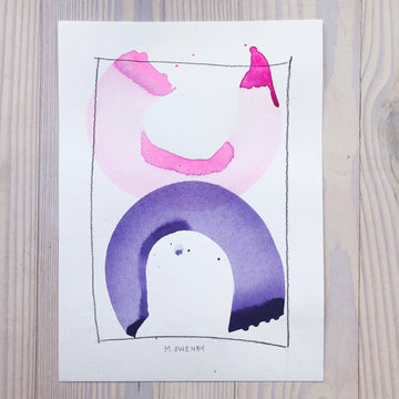 Release-Watercolor Print - Michelle Owenby Design