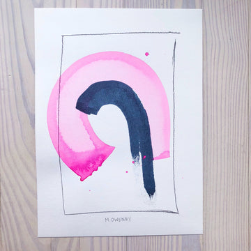 Relinquish-Watercolor Print - Michelle Owenby Design