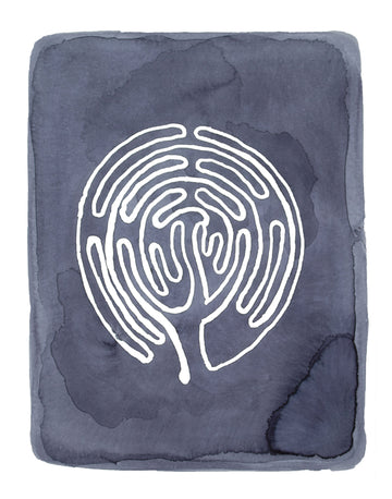 Tree of Life Labyrinth, Limited Edition Print - Michelle Owenby Design